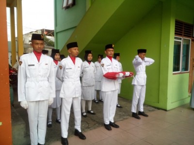 Persiapan Pengibaran Bendera