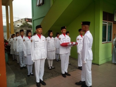 Persiapan Pengibaran Bendera